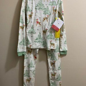 NWT Burt's Bees Kids Deer PJ's Size 8 ( Boy or Girl )